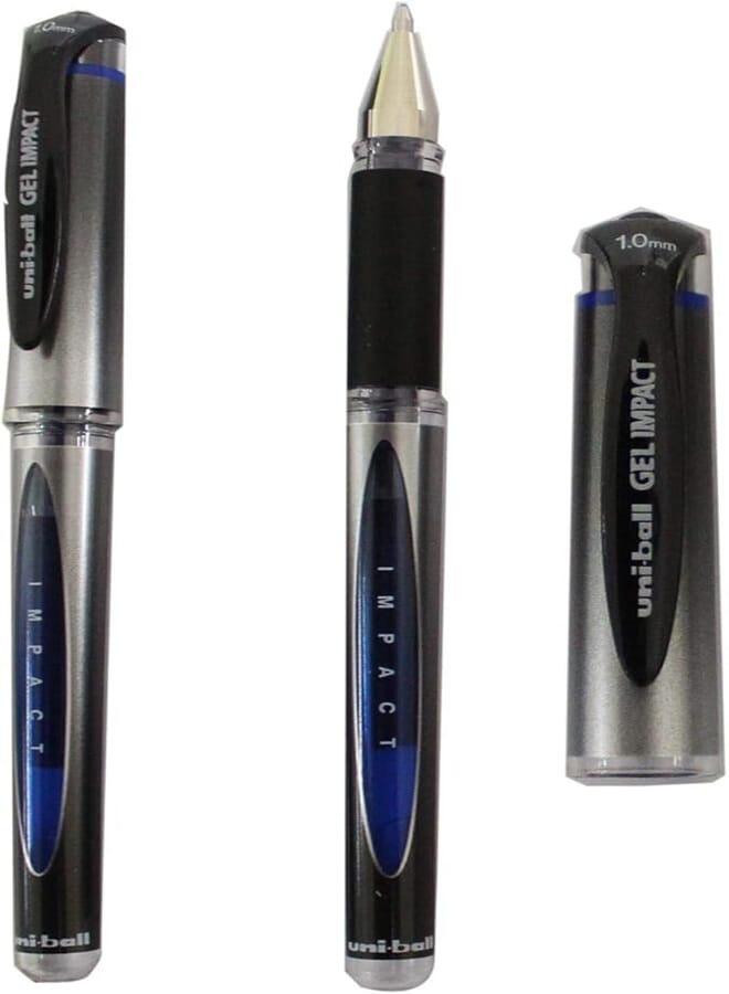 uni-ball Impact UM153S Gel Rollerball Pen, Blue